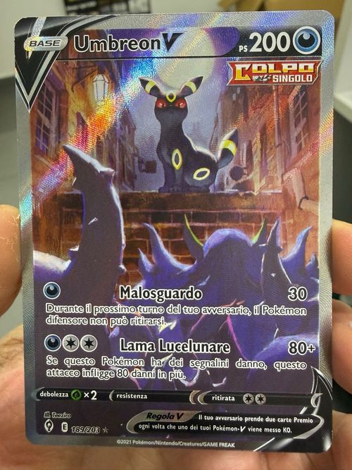Umbreon V EVS 189 Evoluzioni Eteree ITA